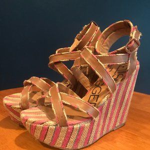 Kelsi Dagger Wedge Platform Sandals